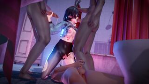 【MOMO】No.026【Jane Doe】 Jane Does Become A Cumdump - ﻿3D animation on Crohasit